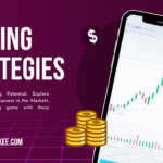 Infographic showing key steps on how to start forex trading for beginners, including charts, strategy tips, and market insights.